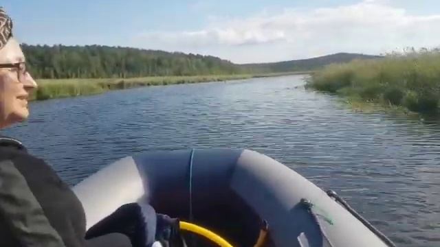 флагман 380 сузуки 9,9(15), винт 11, зугрузка ( с женой...), средняя скорость 3, 2 км/ч . смотреть онлайн