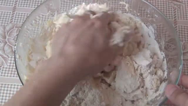 Венское печенье с клубничным вареньем