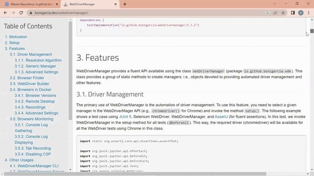 Selenium WebDriver Tutorial - How to use WebDriver Manager