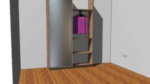 шкаф купе ширина 1700 мм высота 2700 глубина 450