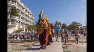 Tibetan Monks the Closing Ceremony in Key West