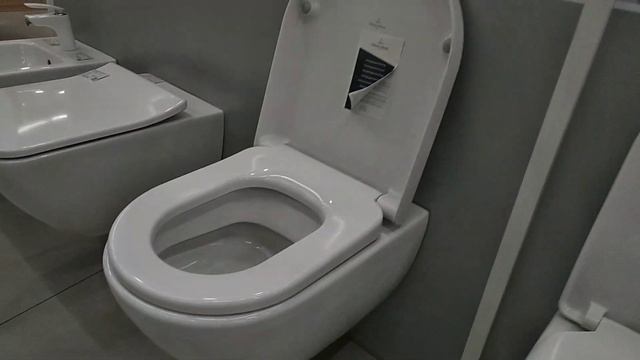 Villeroy Boch Subway 2.0 подвесной унитаз 56001001 wall hung wc 9M68S101 Soft Close seat смотреть онлайн