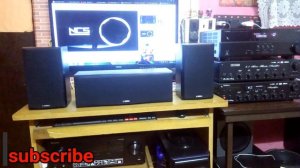 Yamaha NS-P51 speakers + yamaha HTR 2067 sound test