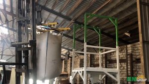 Фасовка в мешок из биг-бега