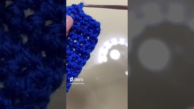 Как вязать столбики без накида /Single crochet