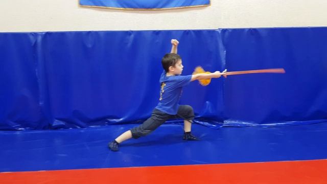 Jianshu Меч цзянь. 18 форм 1 связка. Дима 7 лет