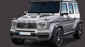 Очень злая морда для нового G63 AMG - накладка на решетку и реснички на фары для нового Гелендваген