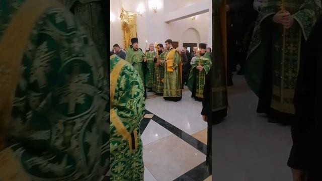 Всенощная накануне Вербного воскресенья смотреть онлайн