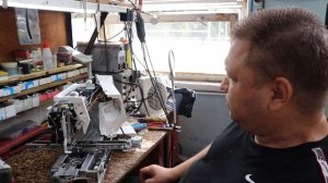 Janome 500E разборка корпуса