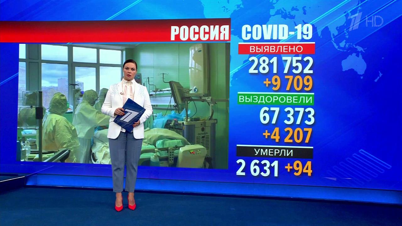 9 709 новых случаев коронавируса выявлено в России за сутки