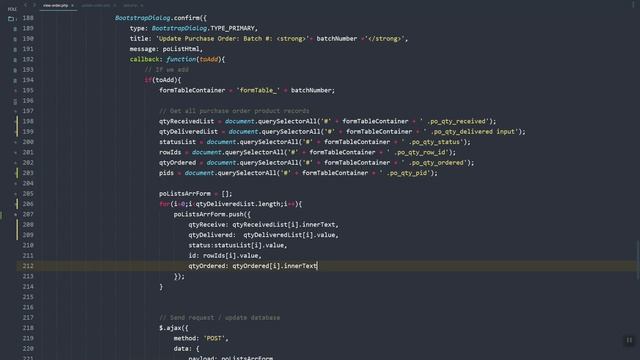 PHP Project: Updating Main Product Stock Record in MySQL Database using PHP - Inventory System