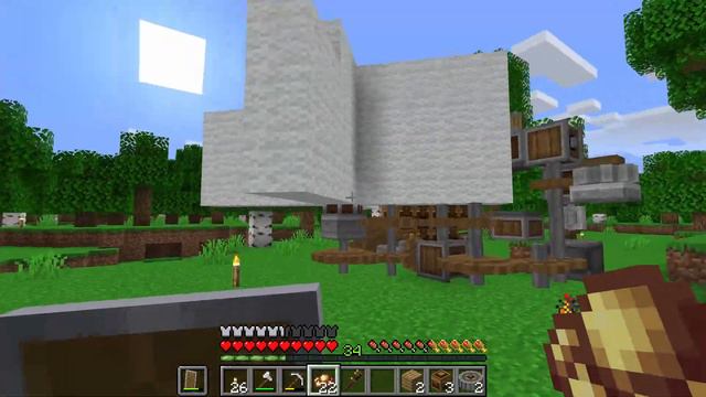 Creating an automictic Crusher With The Minecraft Create Mod