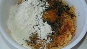 Картофельные драники с укропом
