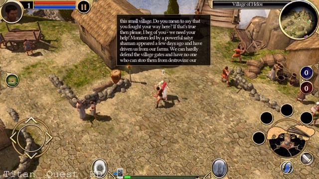 Titan Quest HD (By HandyGames) IOS Gameplay