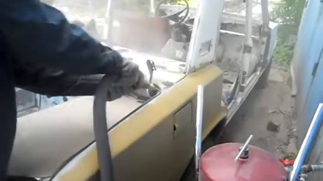 Обработка песком. Кузовной ремонт. смотреть онлайн