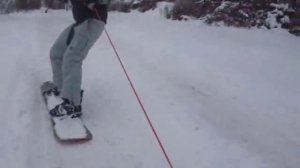 Auto+Snowboard=Spaß