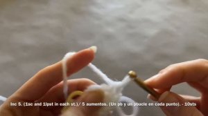 Poodle Crochet Tutorial Part 2. English subtitles// Audio en español