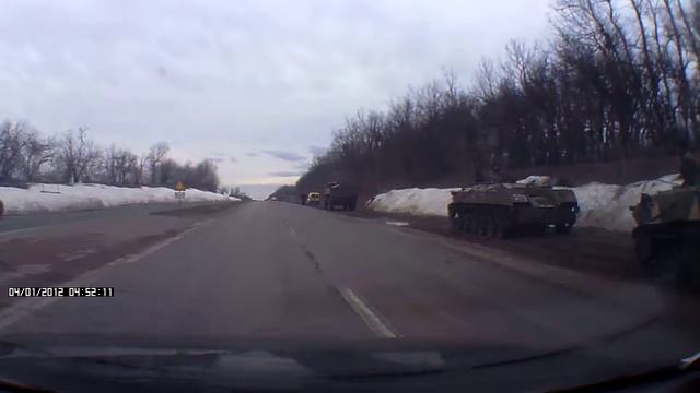 Колонна бронетехники видеорегистратор 1 смотреть онлайн