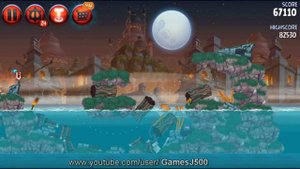 Angry Birds Star Wars 2- Level P3-17 Battle of Naboo Walkthrough 3 Sterne