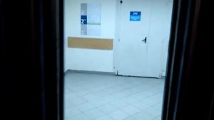 Старый советский лифт ЩЛЗ в поликлинике (@ г. Москва, Физкультурный проезд, 3)