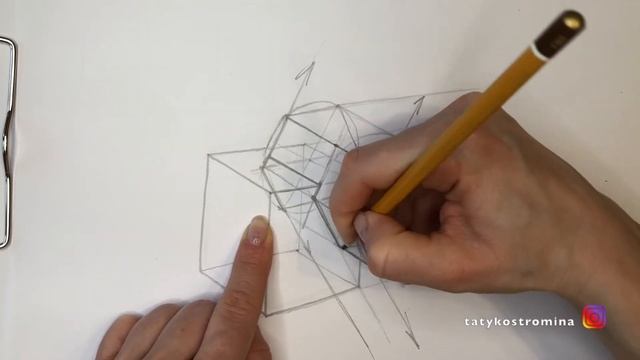 врезка куб и шестигранник - Костромина Татьяна Александровна