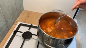 Картофельный суп-пюре с курицей.