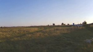 Самолет в деревне