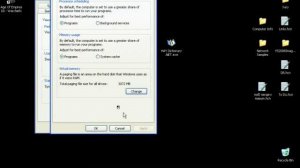 How to change Virtual Memory size in Windows XP