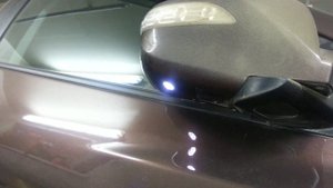 Подсветка в зеркалах на hyundai ix35