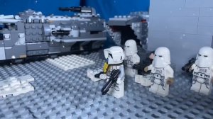 The Battle In The Snow: A Lego Star Wars Stopmotion
