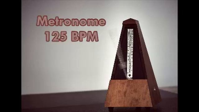 Metronom 125 BPM allegro смотреть онлайн