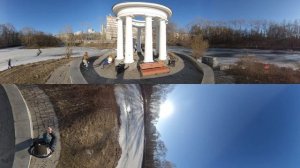 360°, Екатеринбург, Харитоновский сад - Ротонда, прогулка, 5.7k