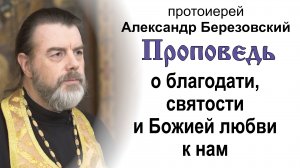 Проповедь о благодати, святости и Божией любви к нам (2023.09.11). Протоиерей Александр Березовский