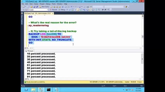 SQL Server Database Recovery Techniques 12