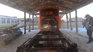 Первое бревно ВУДВЕР УГЛОПИЛ УГП2-600