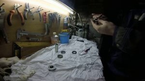 Как запрессовать подшипники из переднего колеса мотоцикла YAMAHA YZ 450