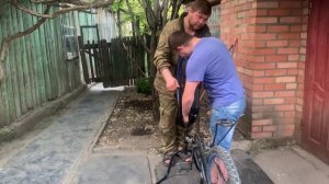 Замена переднего колеса  на велосипеде max pro