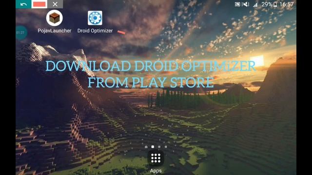 Pojav launcher lag fix 1gb and 2gb ram FPS BOOST смотреть онлайн