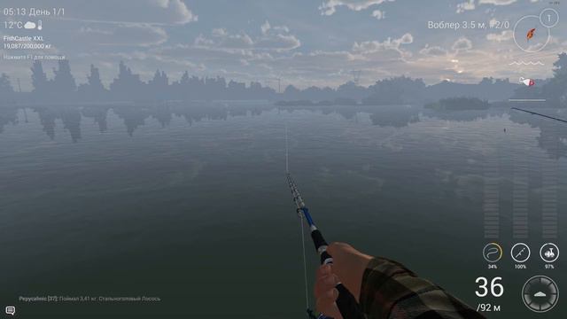 Fishing Planet (0.7.6) Калифорния - уникальный Стальноголовый Лосось (Unique Steelhead) смотреть онлайн