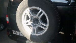 Ровно установленная ЗАПАСКА на УАЗ ПАТРИОТ