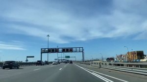 Въезжаем в Петербург - Пулковское шоссе - КАД - ЗСД за 1 минуту