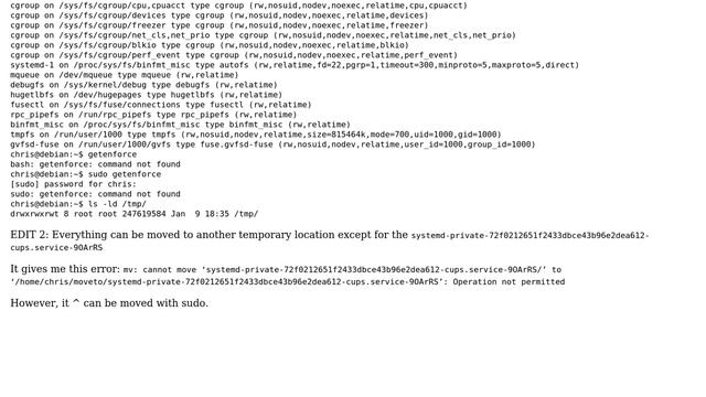 Unix & Linux: Unable to re-create /tmp directory смотреть онлайн