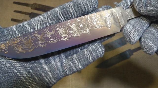 Ламинатный дамаск с никелем в клинках смотреть онлайн