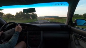 Audi A6,100 C4, Quattro FOX Auspuff, 4K POV Drive