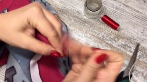 Ручной подшив платка. Рулик