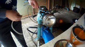 Как снять поворотники на Иж Планета 3-01