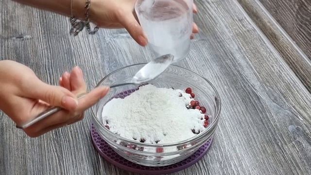 Пирог с брусникой // Пирог с ягодами