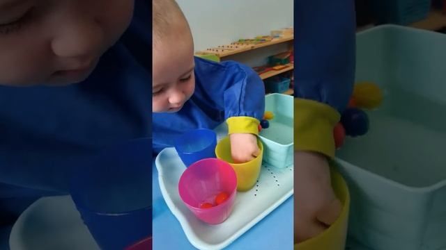 Монтессори занятия для детей от 7 месяцев. Раннее развитие. смотреть онлайн