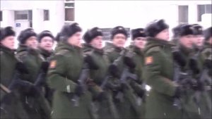 СТРОЕВЫМ ШАГОМ. 27-я ОМСБр. Видео - Николай Черногорец.