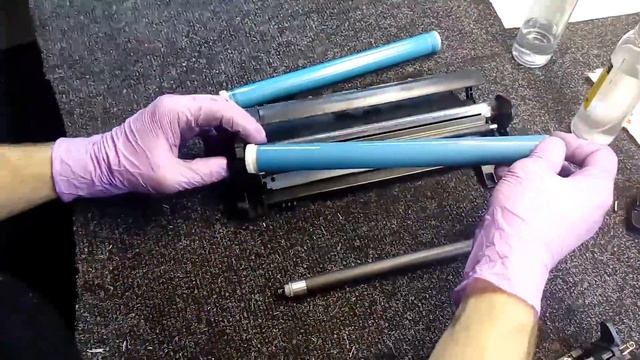 HP CF287X. Профессиональное восстановление картриджа. смотреть онлайн